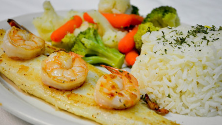 1B. Grilled Fish Shrimp Combo