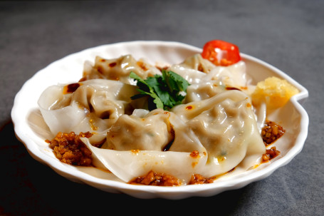 Chuān Shì Hóng Yóu Chāo Shǒu Sichuan Style Spicy Pork Wontons