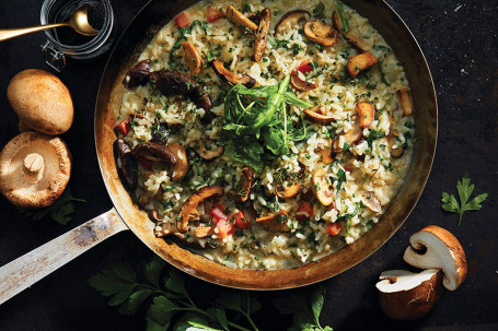 Mushroom Risotto Zá Jūn Yì Dà Lì Fàn