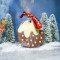 Cocoa Loco Milk And White Chocolate Christmas Pudding Organic 70G