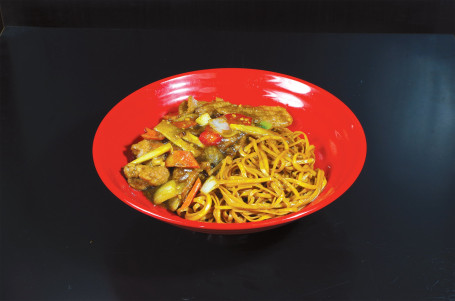 66 Lamb Satay On Pan Fried Noodles Shā Diē Yáng Ròu Liǎng Miàn Huáng