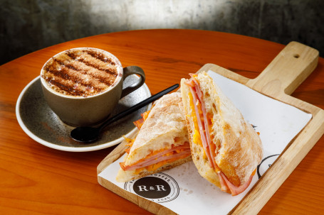 Signature Combo 2: Ciabatta Toastie Regular Coffee Duō Shì Kā Fēi