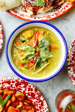 Veg Tofu Green Curry