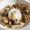 Soft-Boiled Egg , Cauliflower Mousseline, Mushrooms