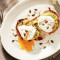 Avocado Poached Eggs (V)