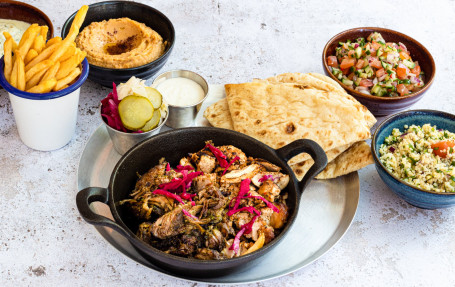 Pulled Lamb Shoulder Mezze For 4