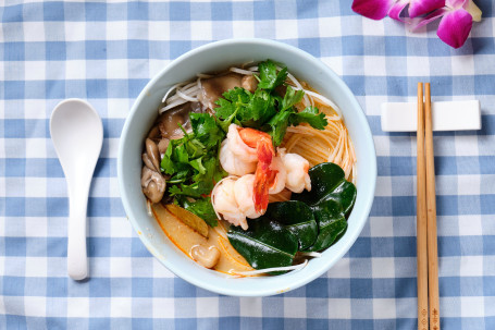 Dà Xiā Dōng Yīn Gōng Tāng Fěn Tom Yum Kung With Rice Noodle