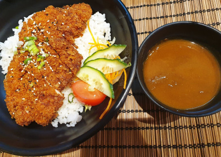 Ton Katsu Curry Don (Pork) Kā Lí Zhū Bā Fàn