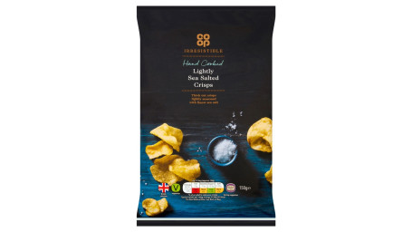 Co-Op Irezistibile Chipsuri Ușor Sărate De Mare Gătite Manual 150G