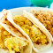 Potato And Eggs Taco Flour Tortilla