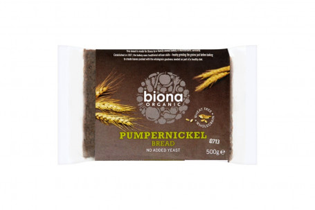 Biona Organic Pumpernickel Bread 500G 500G