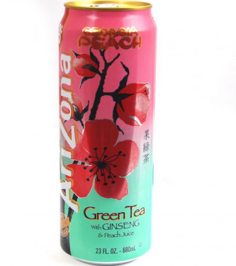 Arizona Green Tea With Ginseng Peach Juice