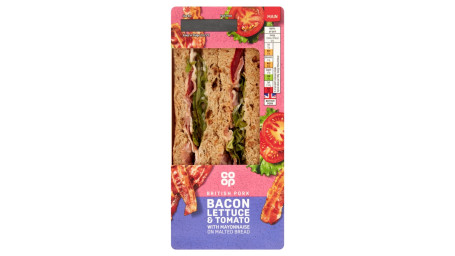 Co-Op Bacon, Sandwich Cu Salată Verde