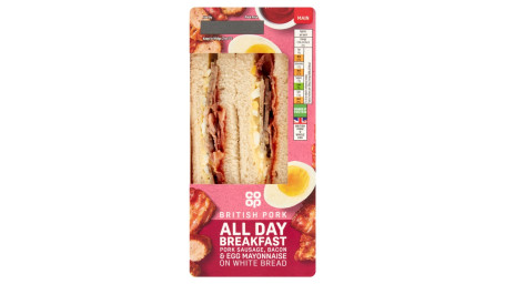 Co-Op All Day Breakfast Sandwich