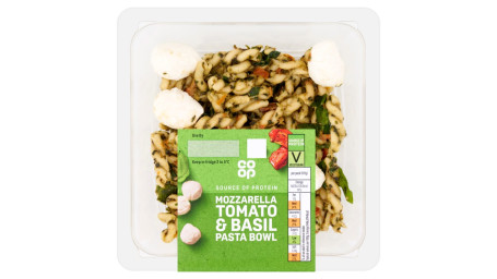 Co-Op Mozzarella, Salată De Paste Pesto De Roșii 195G