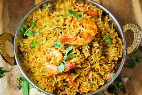 Suàn Xiāng Xiā Xiāng Liào Fàn Garlic Prawn Biryani