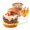 Double Cheese Aust. Wagyu Burger Set (Double Beef)