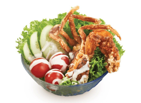 Ruǎn Ké Xiè Shā Lǜ Kǎi Sā Shā Lǜ Zhī Sos Moale De Crab Salată Caesar