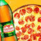 Pizza De Calabresa Com Guaraná 1L