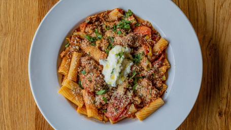 Rigatoni Broken Meatball Ragu