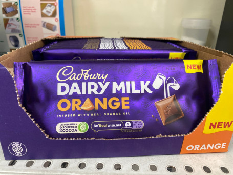 Diary Milk Orange Bar 180G