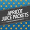 Apricot Juice Packets