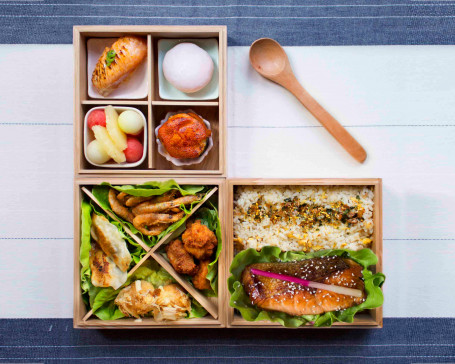 Sake Salmon Bento