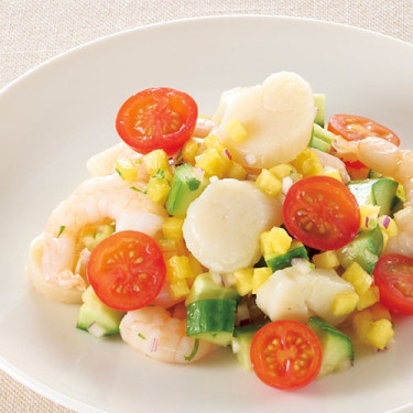 Bō Luó Hǎi Xiān Shā Lǜ Pineapple Seafood Salad