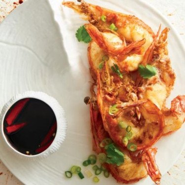 Shēng Shài Tóu Chōu Jiān Hǔ Xiā Lì Pan-Fried Tiger Prawns With Soy Sauce Regular