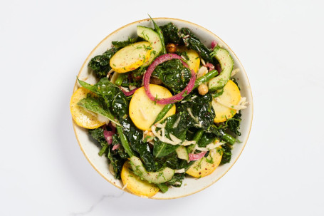 New: Yellow Courgette, Green Bean Oregano Salad