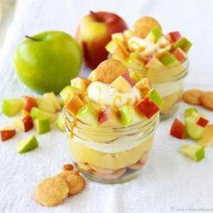 Parfait Cu Mere Caramelizate