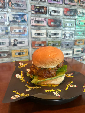 Salted Egg Yolk Burger