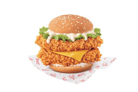 Shuāng Céng Bā Là Jī Tuǐ Bāo/Zinger Stacker