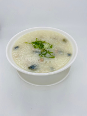 031 Congee With Pork Preserved Egg Pí Dàn Shòu Ròu Zhōu