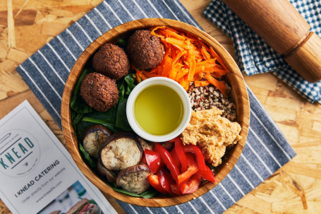 Falafel Veggie Rice Bowl (Vegan)