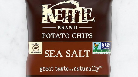 Chips De Cartofi Cu Sare De Mare Marca Kettle, 1 Uncie