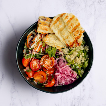 Grilled Halloumi Cheese Poké Bowl (Veggie)