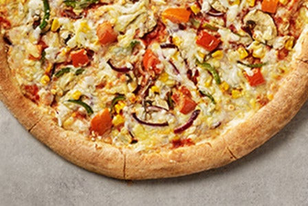 Vegan Garden Party Medium Authentic Thin Crust