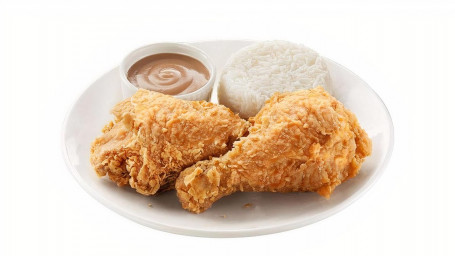 2 Bucăți Jolly Crispy Chicken Cu 1 Băutură Secundară