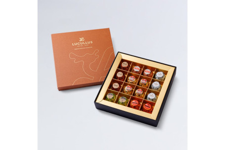 Jiǔ Xīn Zhū Gǔ Lì Lǐ Hé (16Jiàn Zhuāng Liqueur Chocolate Gift Box (16Pcs