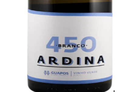 Guapos Ardina 450 Branco, Arinto, Vinho Verde Doc, Escolha, Portugal