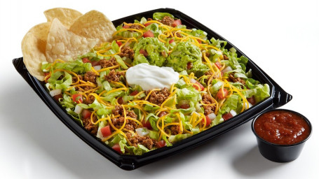 Salată De Taco Cu Guacamole Proaspăt - Carne De Vită Condimentată