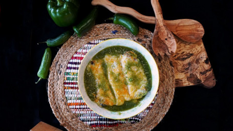 Enchiladas With Tomatillo Sauce