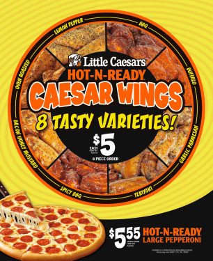 Hot-N-Ready Caesar Wings Bbq