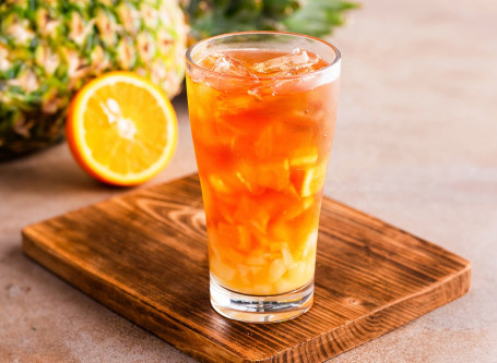 Xiān Fèng Lí Shuǐ Guǒ Chá Dòng Fresh Pineapple Fruit Tea Cold