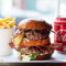 Big Man Burger With Fries And Coke