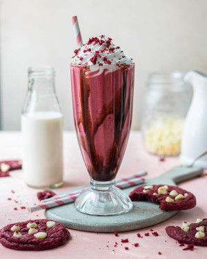 Smoothie De Velvet Rosu