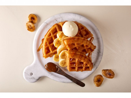 Banoffee Waffle (V)