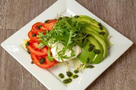 Avocado And Tomato Salad With Buffalo Mozzarella