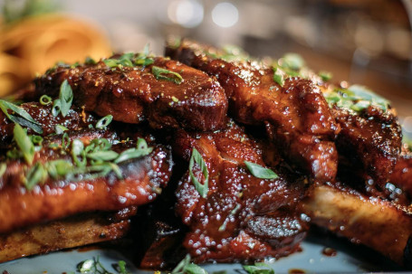 Fried Rice, Salt And Peper Wings And Ribs, Mini Rolls